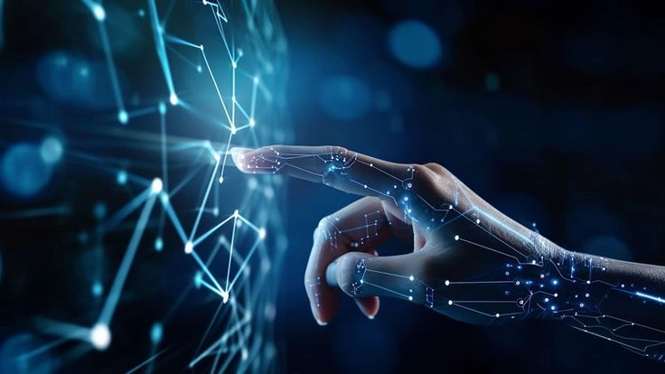 A Man Using AI For Best Freelance Digital Marketer in Kochi